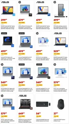Preview of Staples weekly ads valid from 26.10.2025 | Page: 6 | Products: Computer, Desktop, Mouse, SSD
