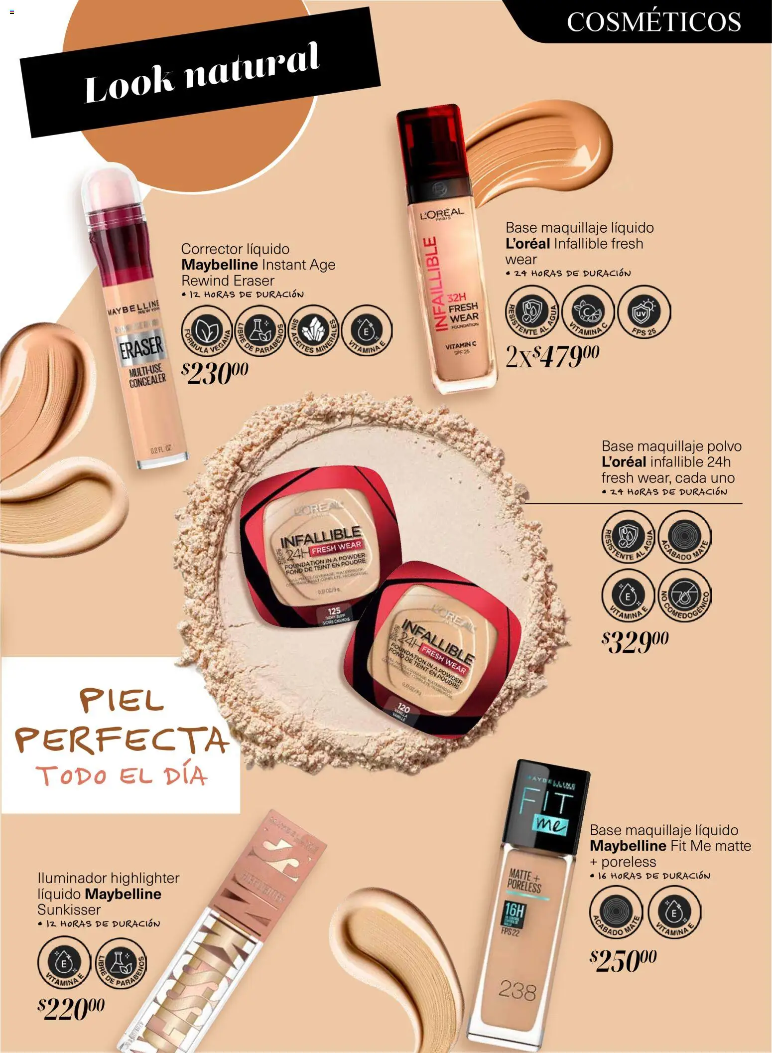 Nuevas ofertas de Soriana válidas en toda la República Mexicana desde el 30.10.2025. ¡Encuentra las mejores ofertas en Soriana - Descubre tu belleza Glowing Híper Nacional! | Página: 3 | Productos: Iluminador, Mate, Maquillaje, Polvo