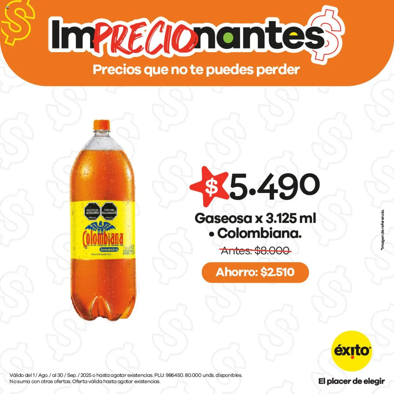 Éxito revista - valida desde el 01.08.2025 | Página: 4 | Productos: Té, Gaseosa