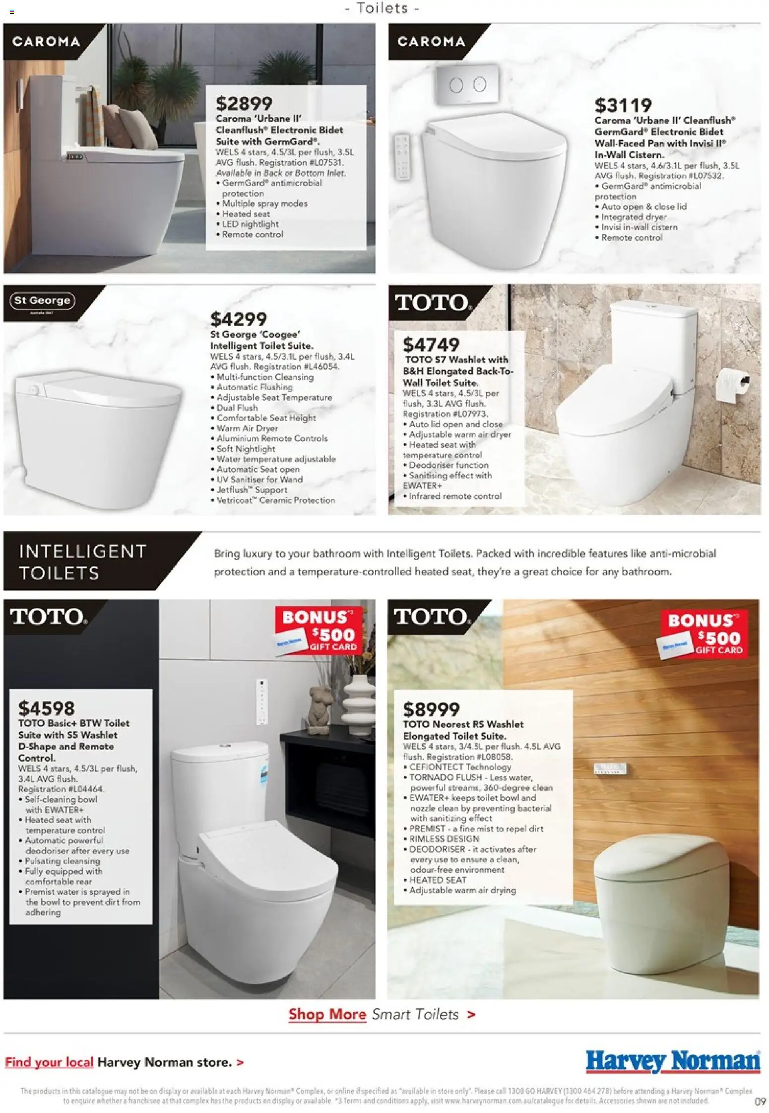 Harvey Norman catalogue - valid from 08.04.2026 | Page: 9 | Products: Suite, Water, Accessories, Dryer