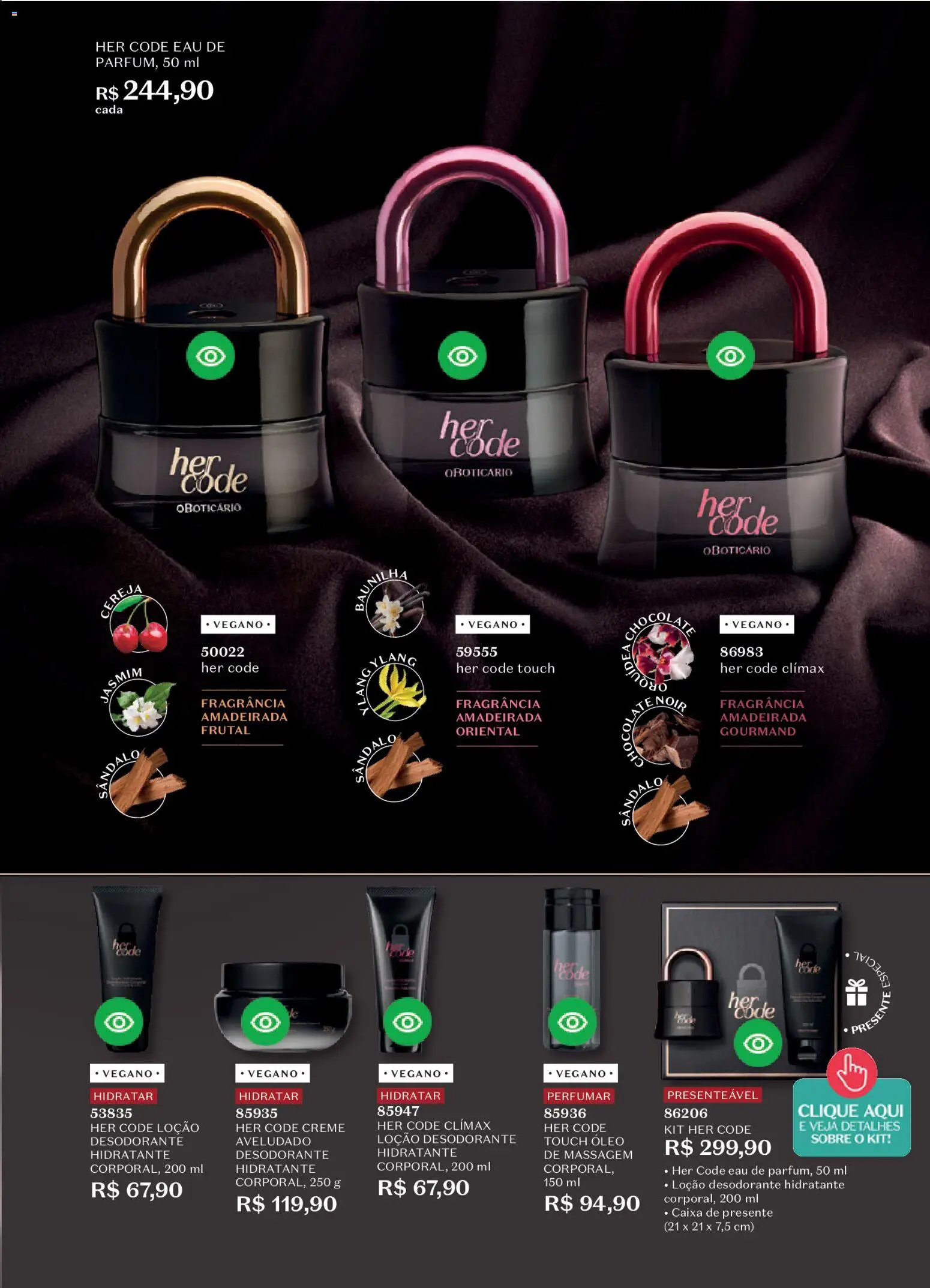 O Boticário Folheto - válido de 02.03.2026 | Página: 63 | Produtos: Cereja, Desodorante, Caixa, Óleo