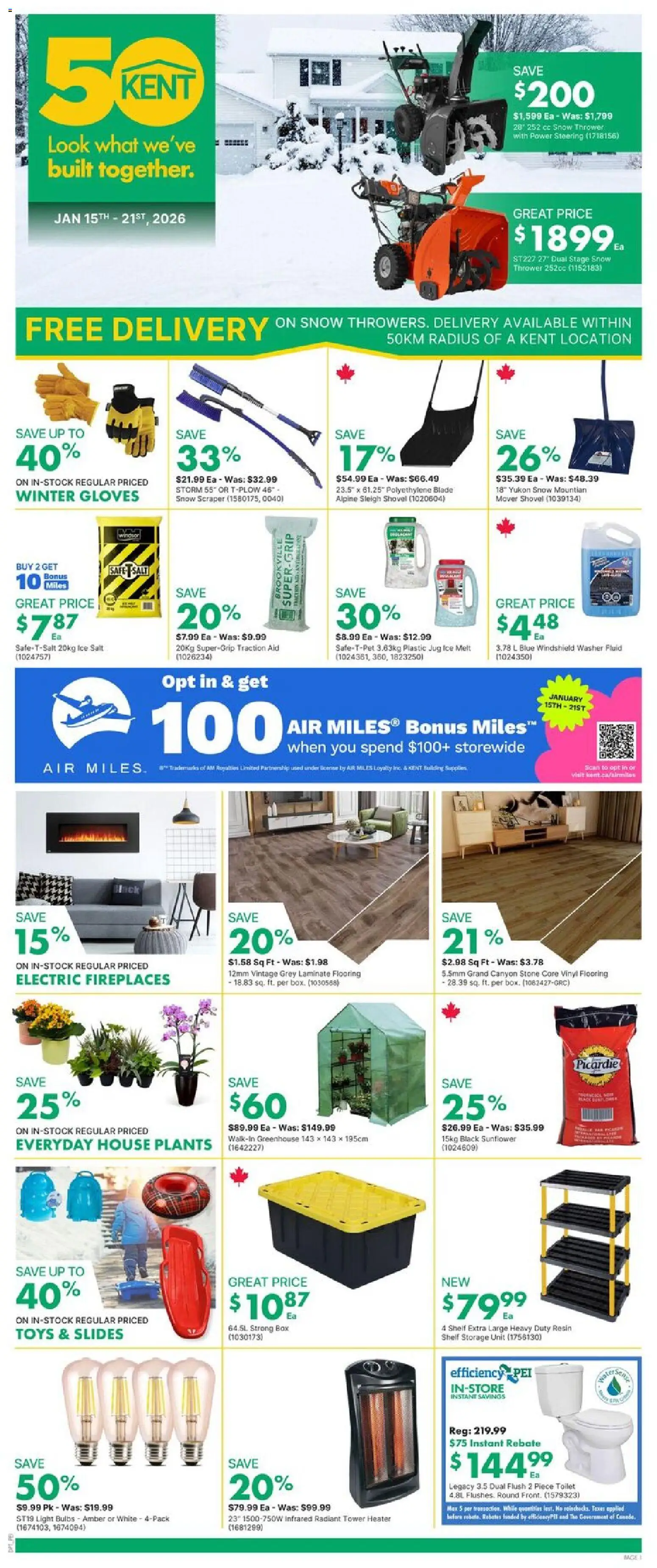 Kent flyer valid from 15.01.2026 | Page: 1 | Products: Gloves, Shelf, Box