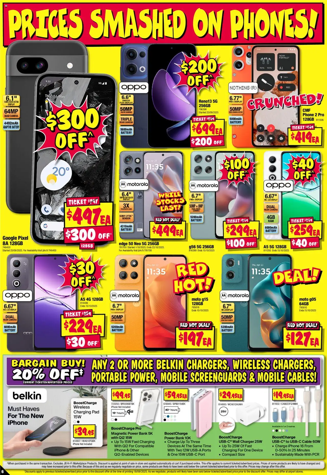 JB Hi-Fi catalogue - valid from 02.10.2025 | Page: 6 | Products: Battery, Cart, Device, Cable