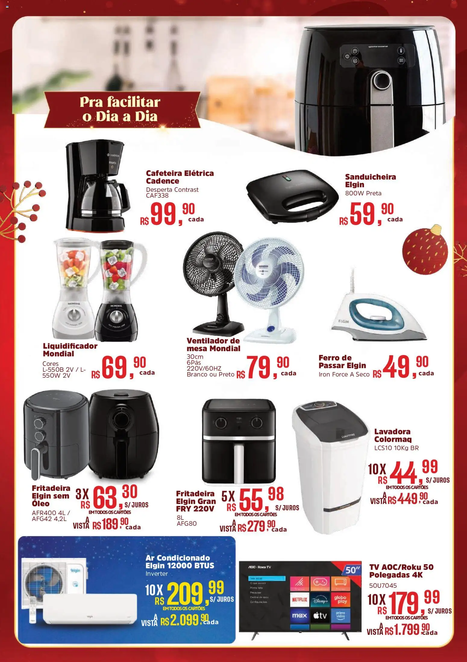 Mateus Folheto - válido de 17.12.2025 | Página: 2 | Produtos: Sanduicheira, Liquidificador, Cafeteira, Tv