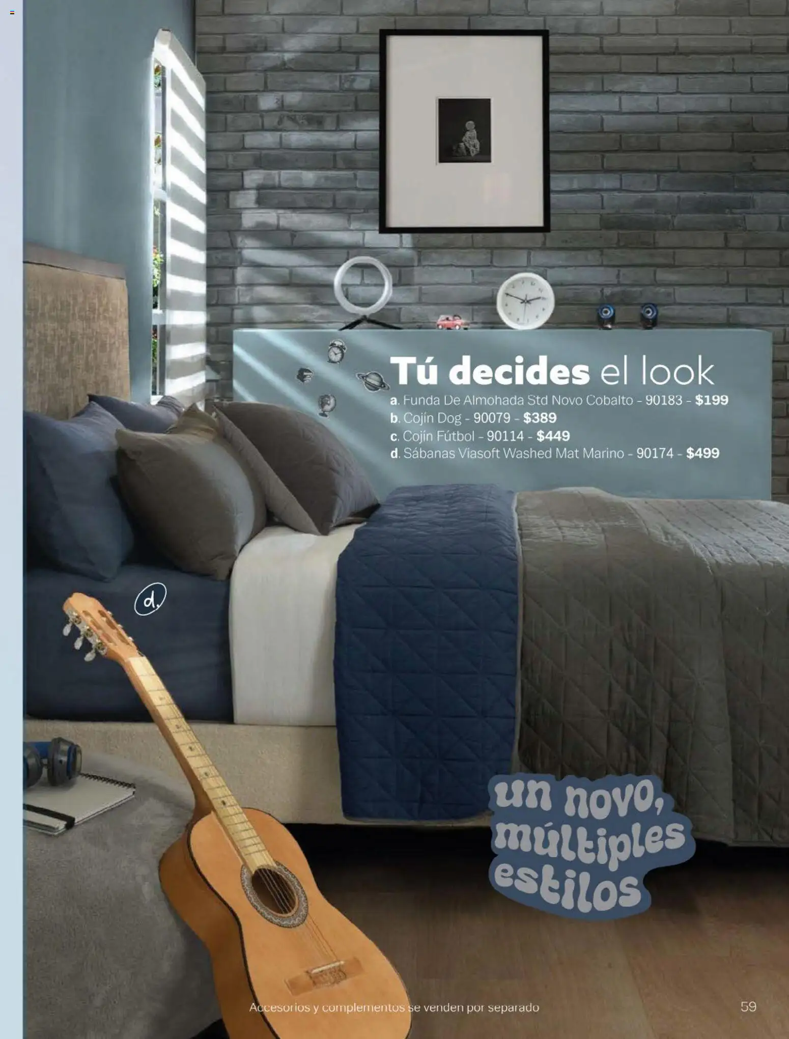 Nuevas ofertas de Vianney válidas en toda la República Mexicana desde el 23.01.2026. ¡Encuentra las mejores ofertas en Vianney catálogo Chavos! | Página: 61 | Productos: Funda, Funda de almohada, Almohada, Sabanas