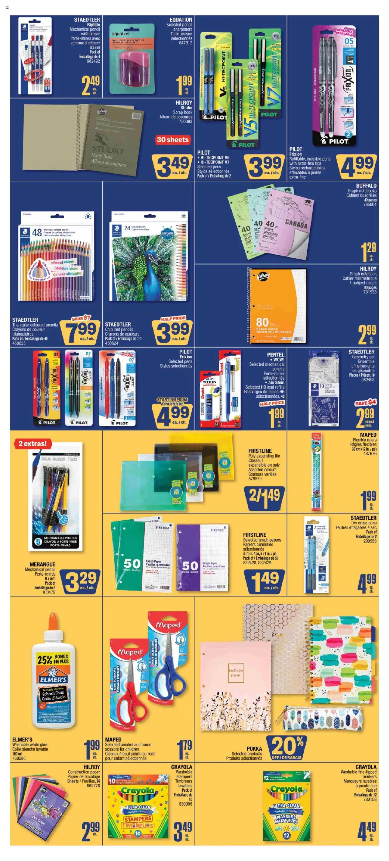 Jean Coutu flyer valid from 14.08.2025 | Page: 2 | Products: Notebook, Pencil sharpener