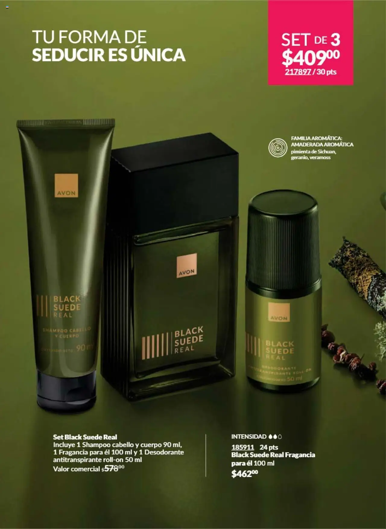 Nuevas ofertas de AVON válidas en toda la República Mexicana desde el 09.10.2025. ¡Encuentra las mejores ofertas en AVON - Campaña 16 2025! | Página: 81 | Productos: Desodorante, Antitranspirante, Pimienta, Fragancia