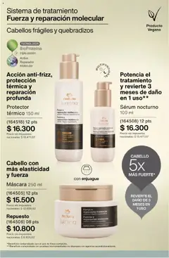 Vista previa Natura - Catálogo Ciclo 15 válido desde el 01.10.2025 | Página: 225 | Productos: Serum, Máscara, Shampoo, Térmica