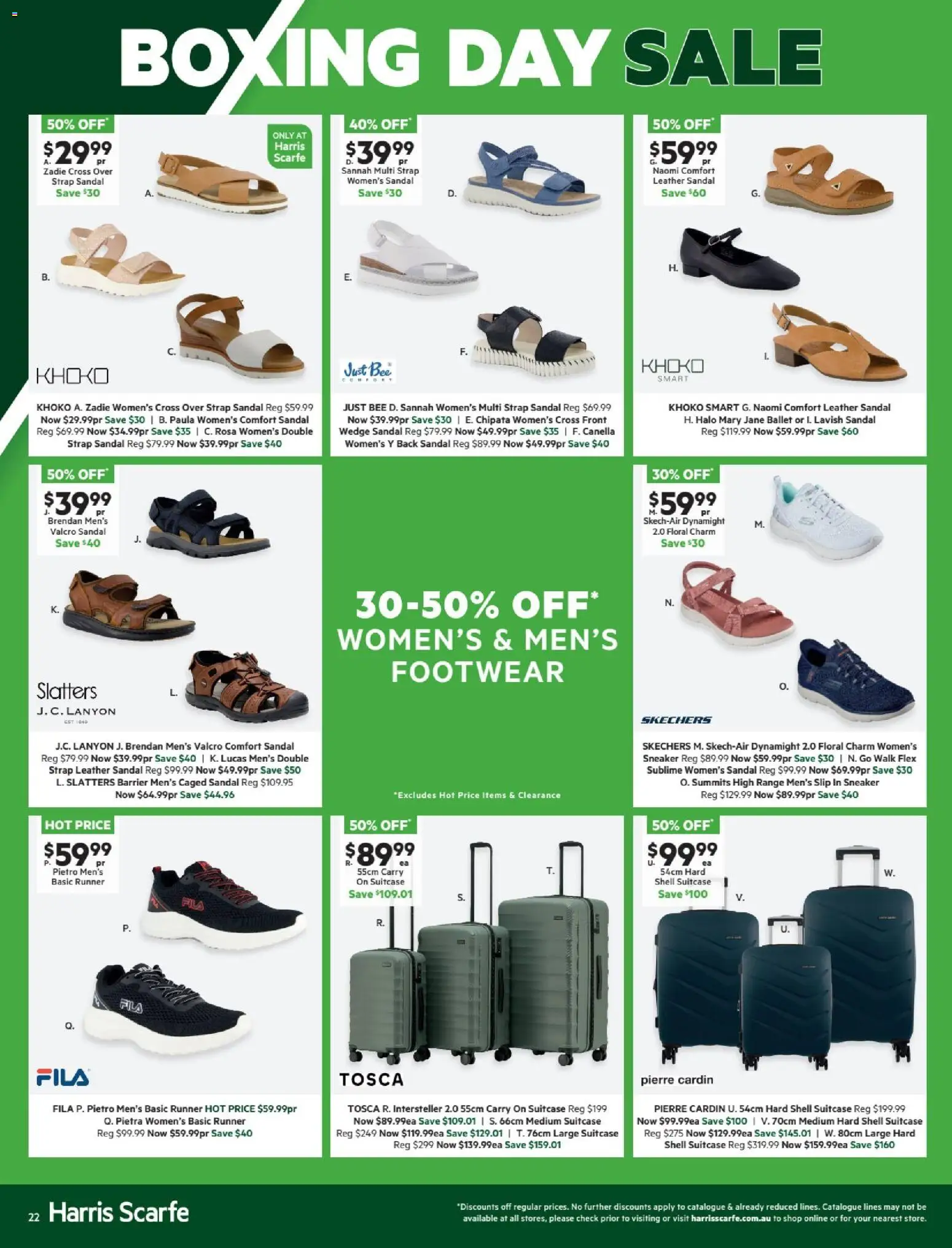 Harris Scarfe catalogue - valid from 24.12.2025 | Page: 22 | Products: Floral, Slip, Suitcase