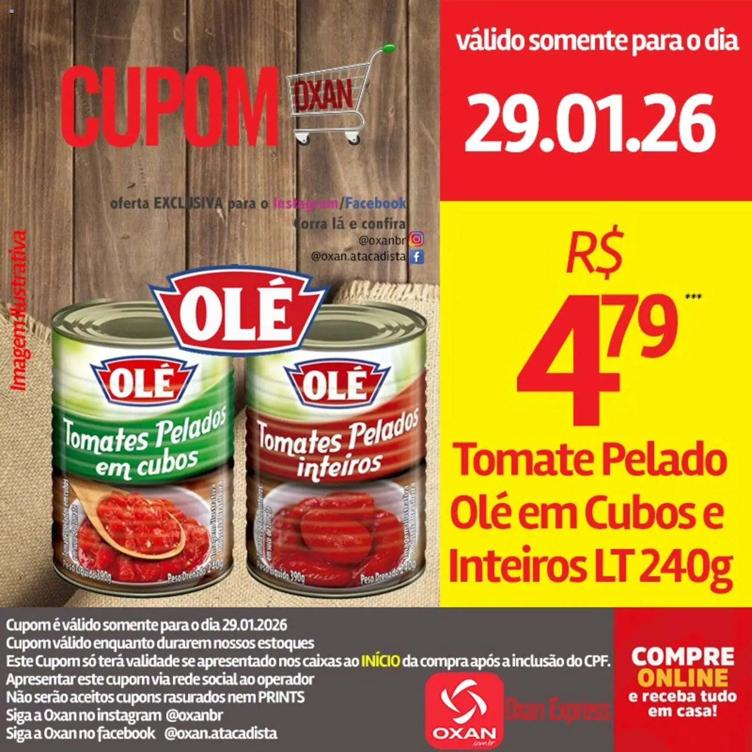 Oxan Atacadista Folheto - válido de 29.01.2026 | Página: 15 | Produtos: Tomates