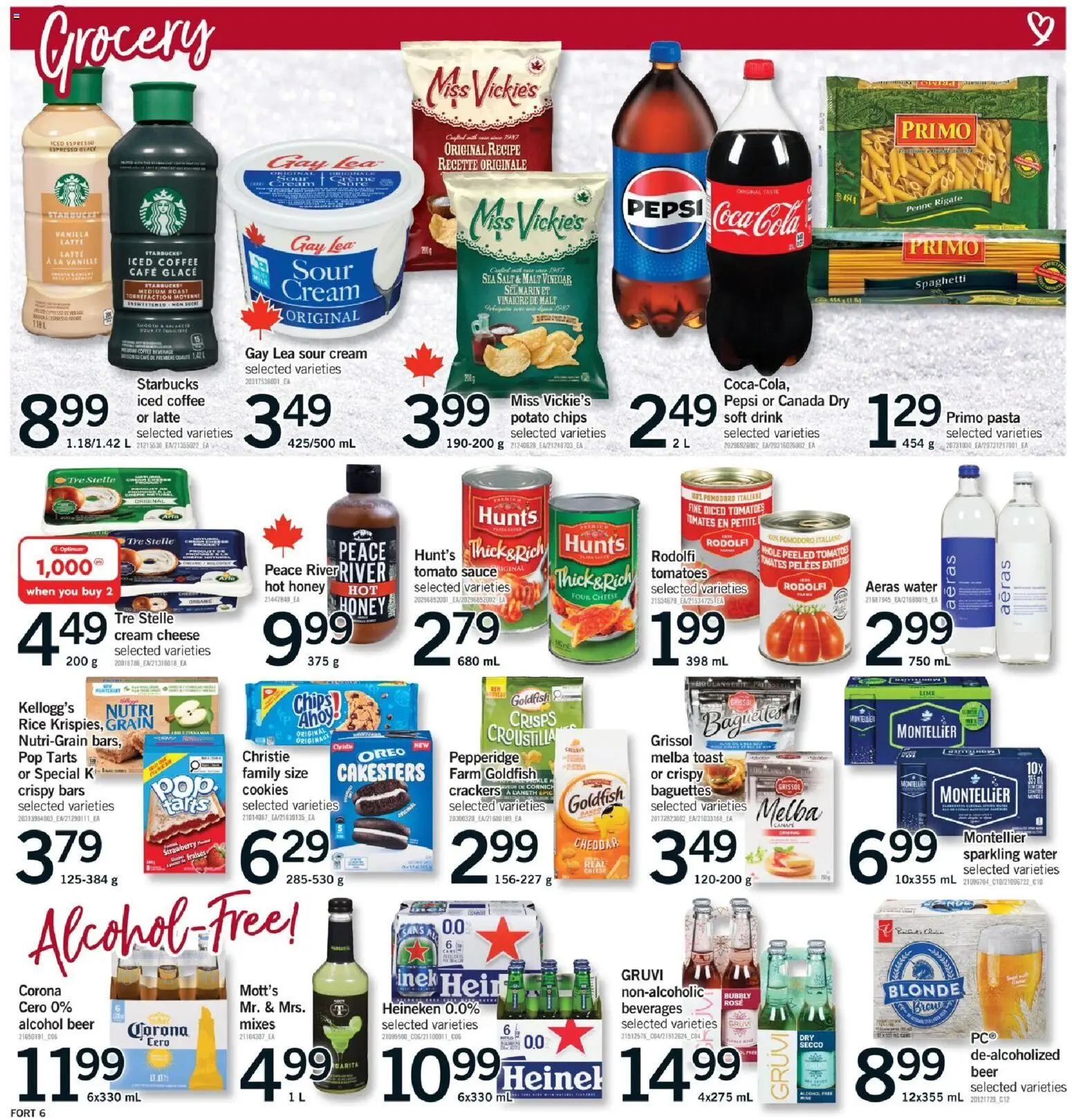 Fortinos flyer valid from 04.12.2025 | Page: 7 | Products: Chips, Cookies, Beer, Tomatoes