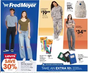 Fred Meyer Home & Apparel - valid from 13.08.2025 | Page: 1 | Products: Pen, Hoodie, Pants, Jeans