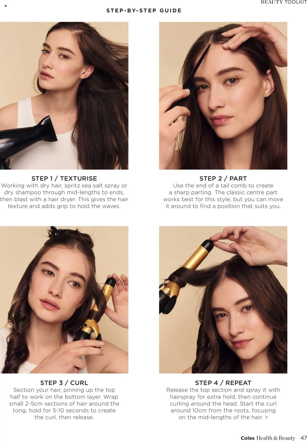 Coles catalogue - valid from 07.10.2025 | Page: 47 | Products: Shampoo, Salt, Curling