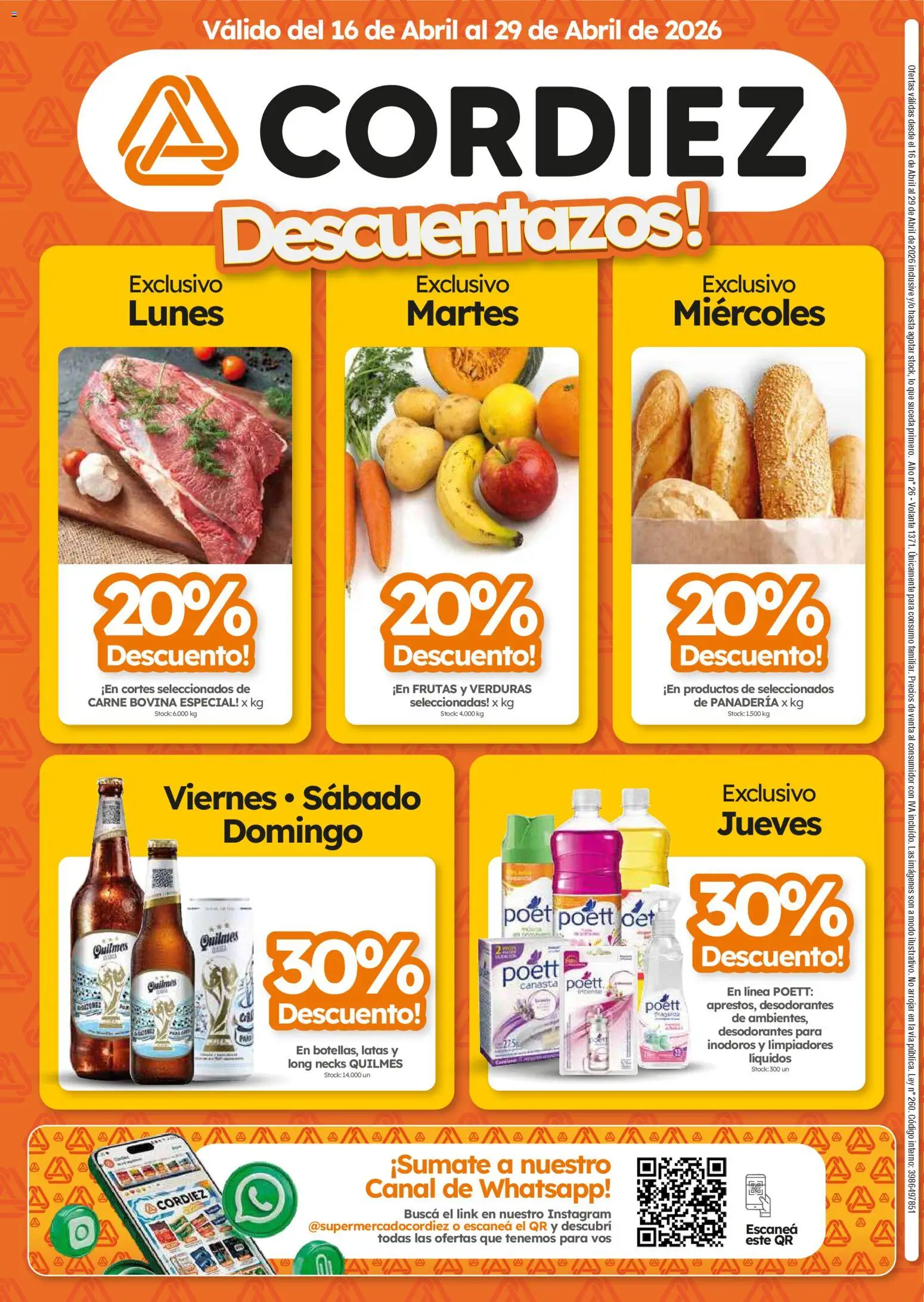 Cordiez ofertas │ válido desde el 16.04.2026 | Página: 12 | Productos: Panadería, Canasta