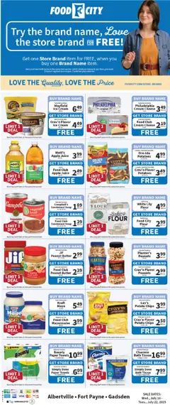 Preview of Food City weekly ads valid from 16.07.2025