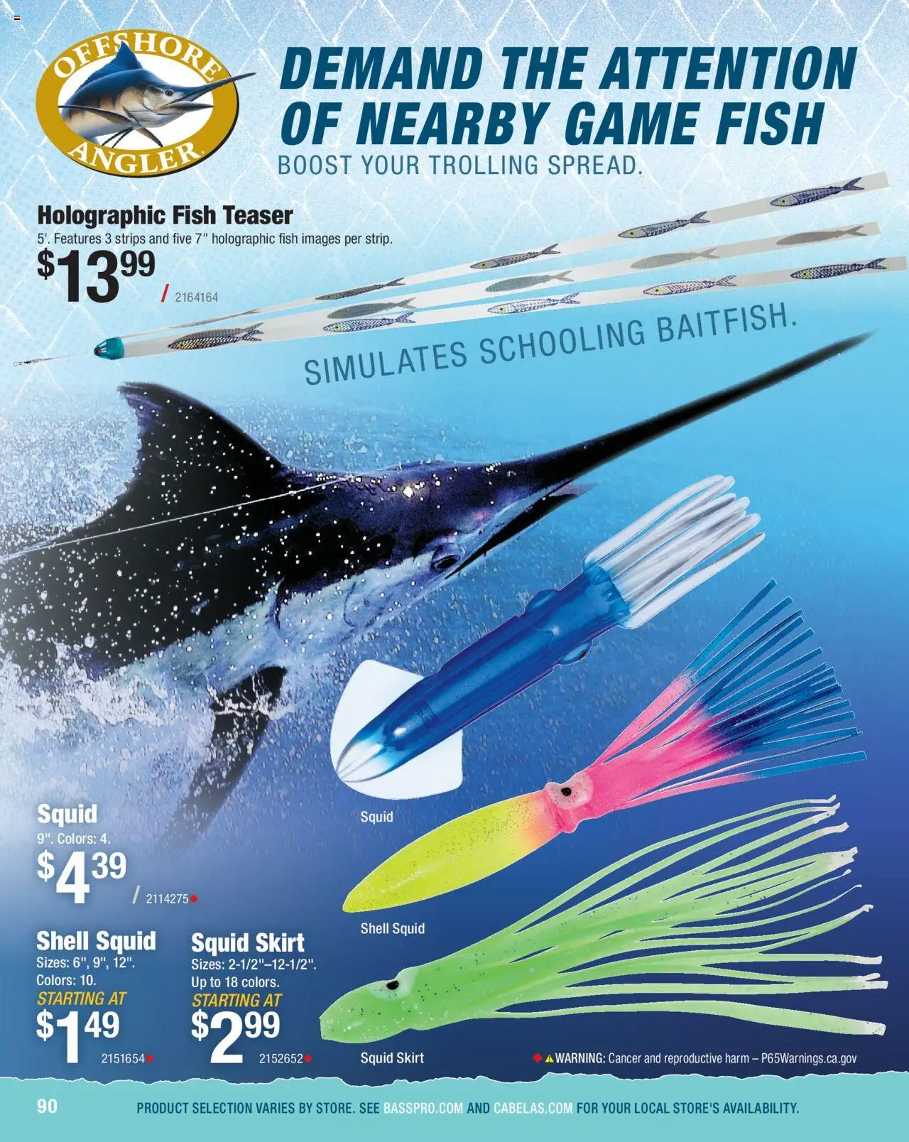 Cabela's Saltwater Specialist 25 - valid from 01.01.2025 | Page: 90 | Products: Fish, Game