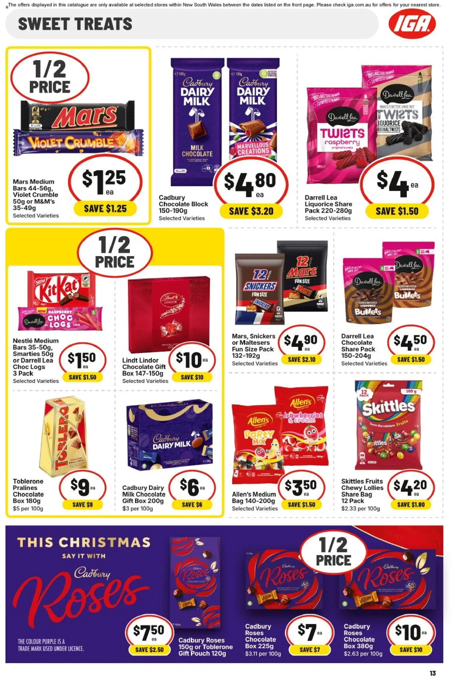IGA catalogue - valid from 24.12.2025 | Page: 16 | Products: Box, Lollies, Strawberries, Cream