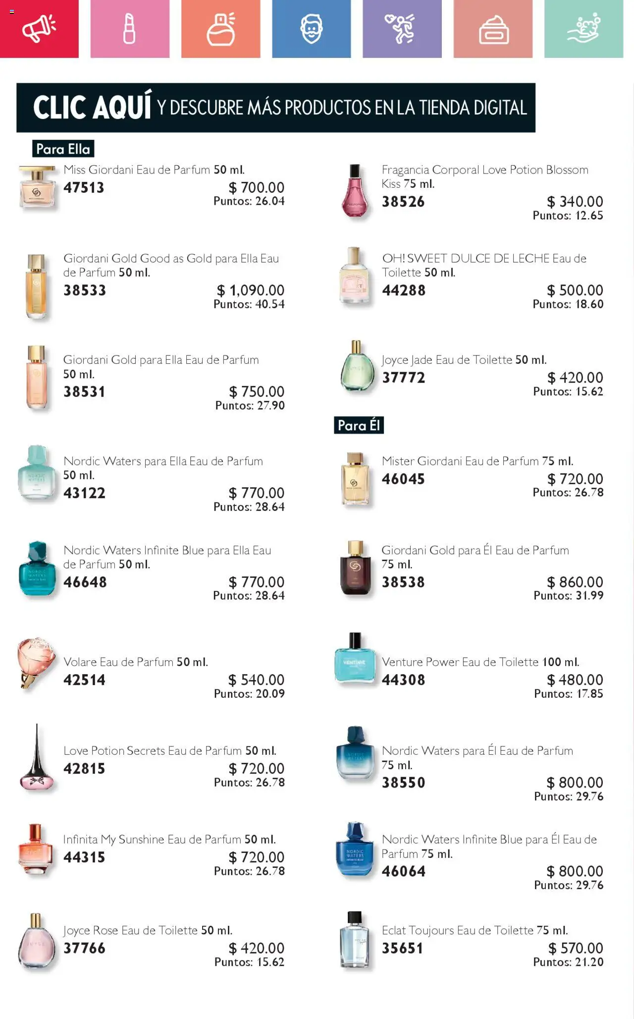 Nuevas ofertas de Oriflame válidas en toda la República Mexicana desde el 02.08.2025. ¡Encuentra las mejores ofertas en Oriflame - Campaña 11 2025! | Página: 90 | Productos: Dulce de leche, Leche, Fragancia, Eau de toilette