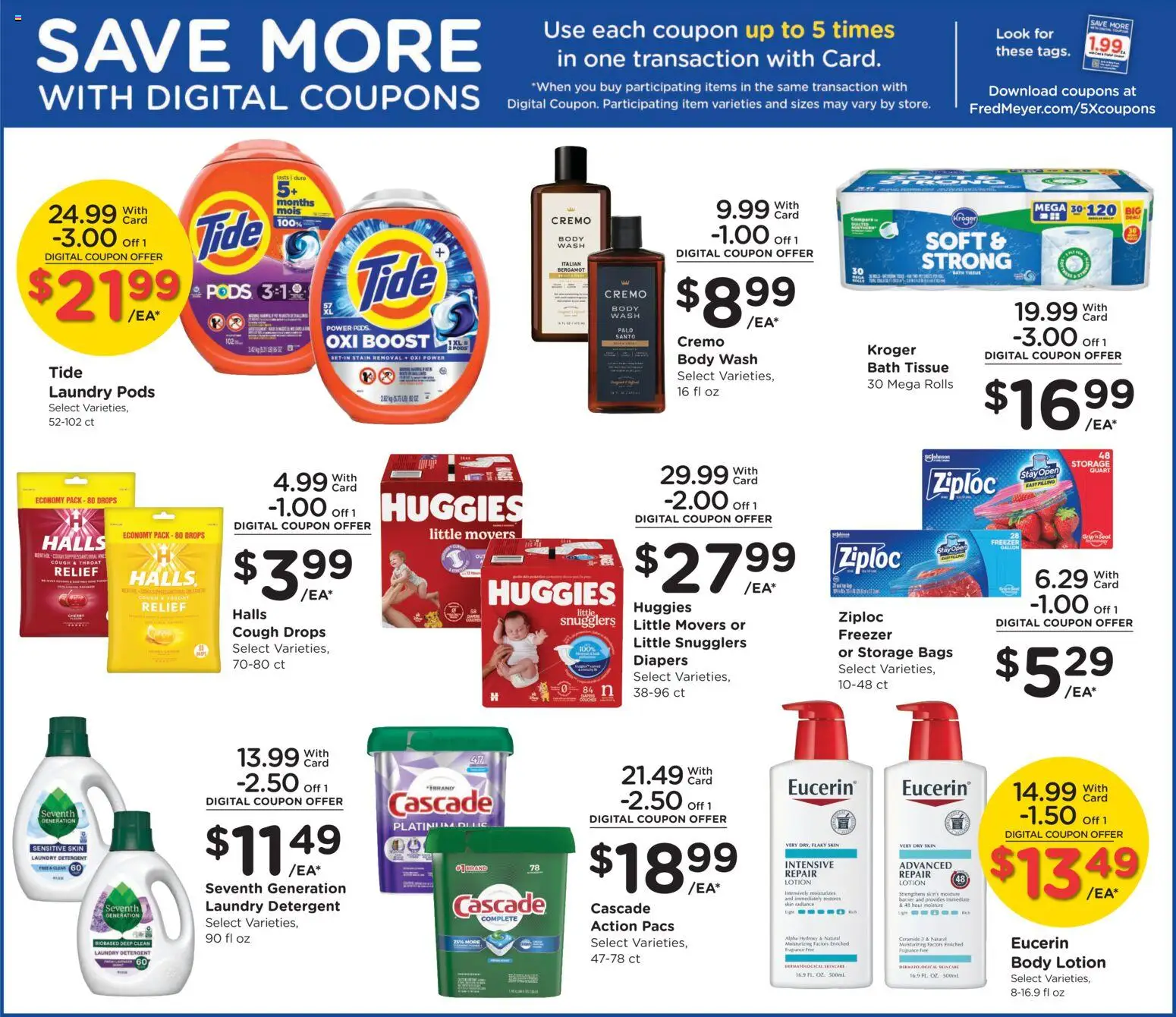 Fred Meyer Black Friday - valid from 12.11.2025 | Page: 12 | Products: Couch, Bath, Detergent, Body Wash
