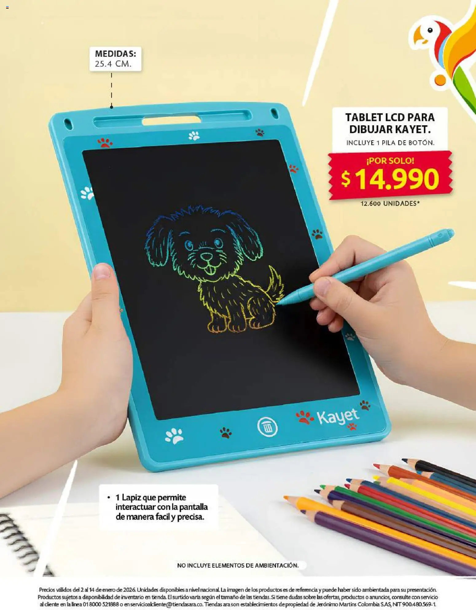 Ara revista - valida desde el 02.01.2026 | Página: 30 | Productos: Pila, Sobre, Tablet