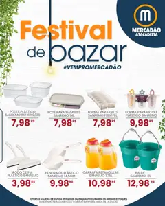 Mercadão Atacadista - Ofertas Festival de Bazar - Pré-Visualização do folheto da loja Mercadão Atacadista, válido de 03.02.2026