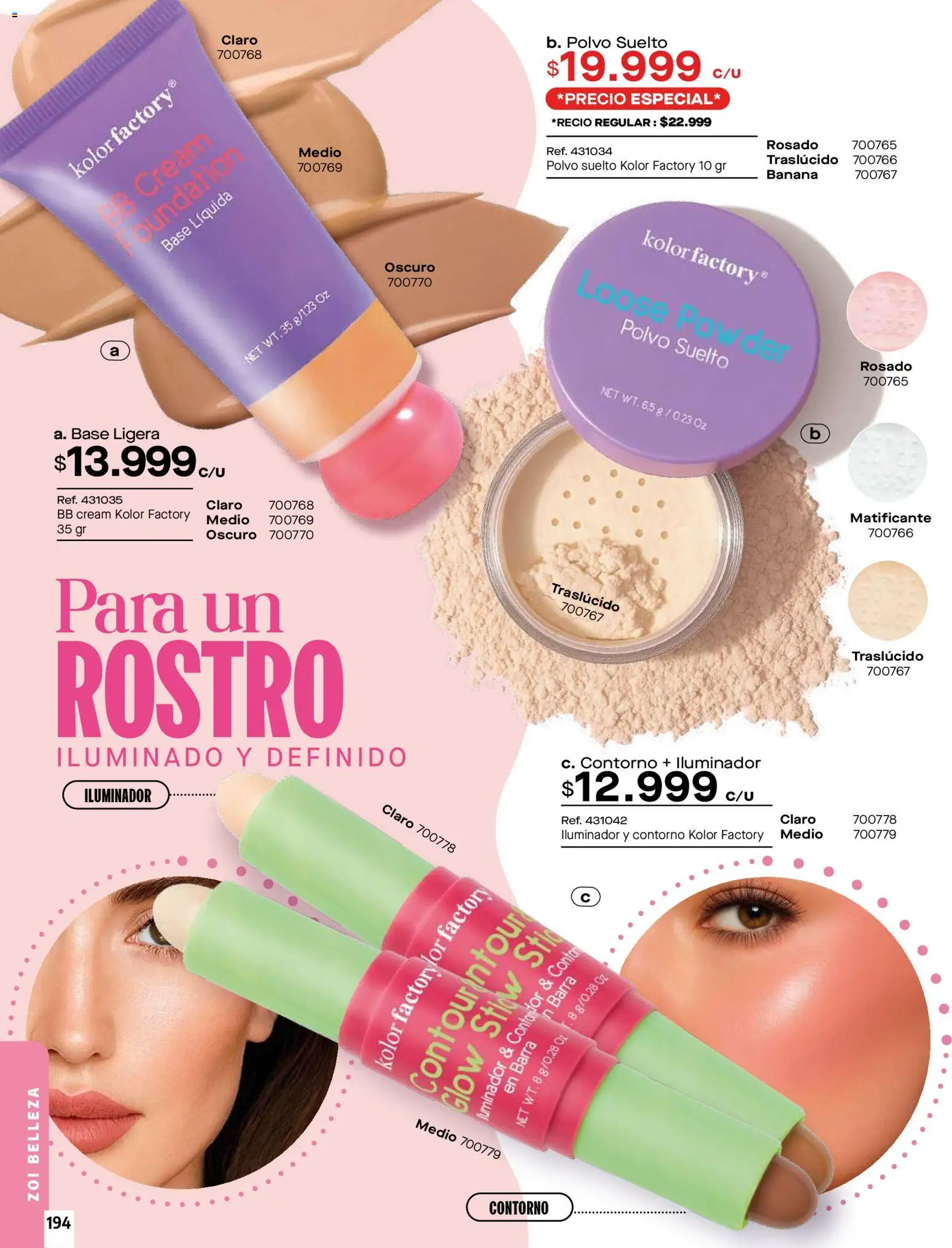 Carmel revista - valida desde el 01.03.2026 | Página: 194 | Productos: Iluminador, Polvo, Contorno