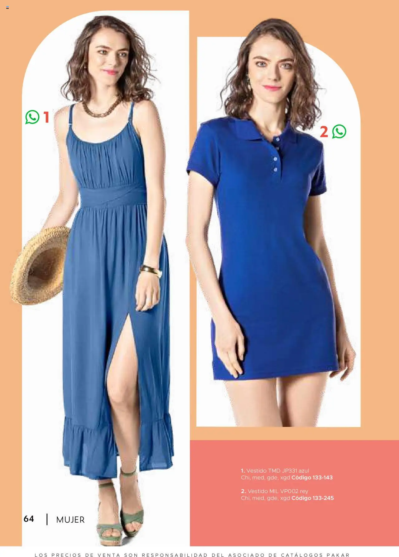 Nuevas ofertas de SC Pakar válidas en toda la República Mexicana desde el 24.07.2025. ¡Encuentra las mejores ofertas en SC Pakar Catálogo Ropa y Accesorios! | Página: 64 | Productos: Vestido