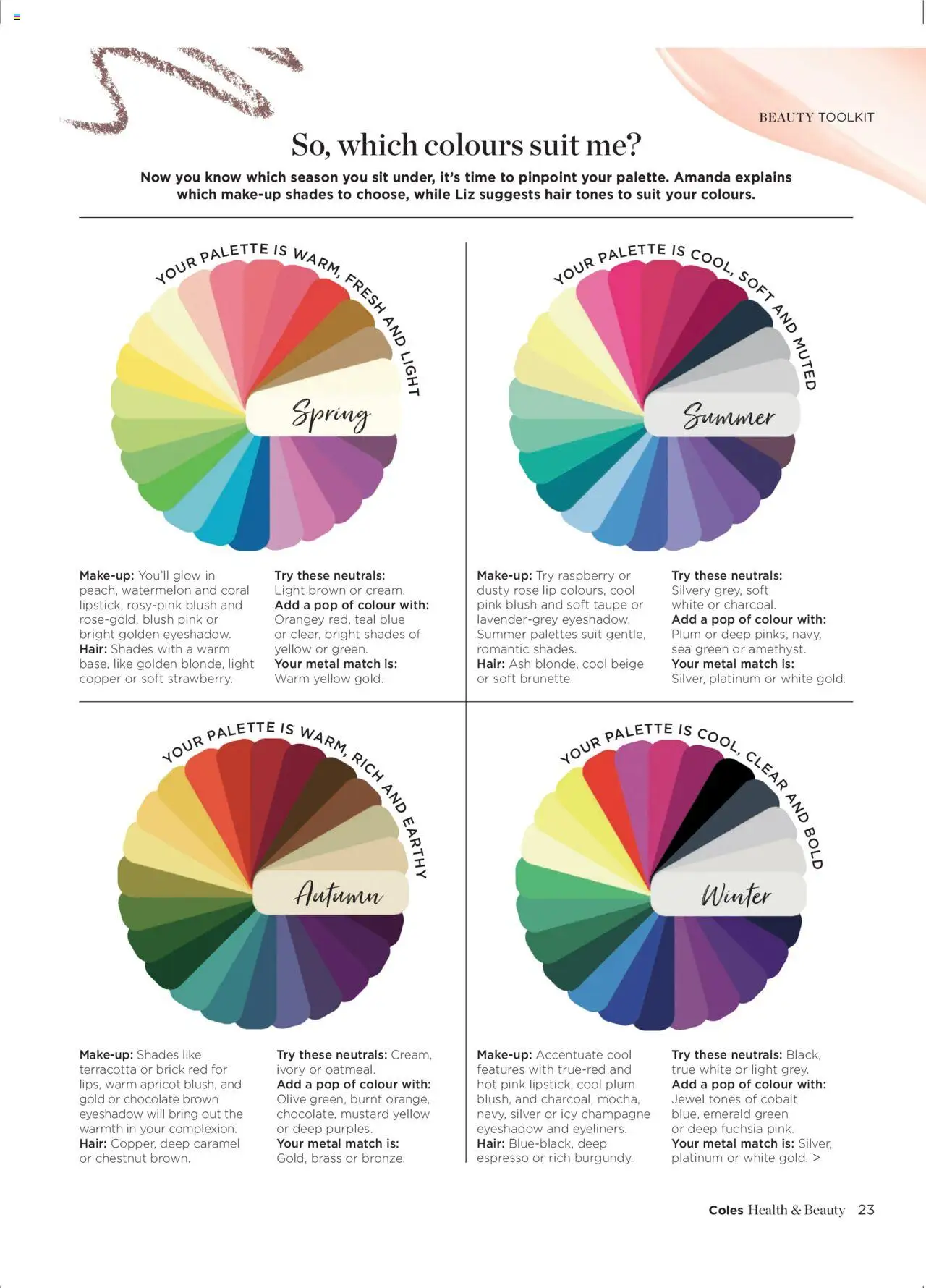 Coles catalogue - valid from 07.10.2025 | Page: 23 | Products: Light, Blush, Makeup, Suit