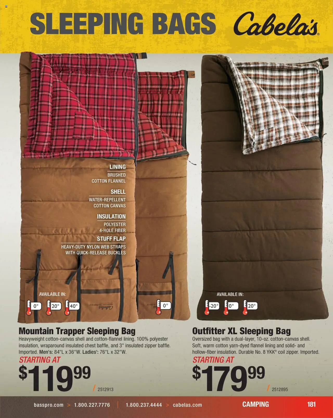 Cabela's Hunting Master 25 - valid from 11.08.2025 | Page: 181 | Products: Canvas, Bag