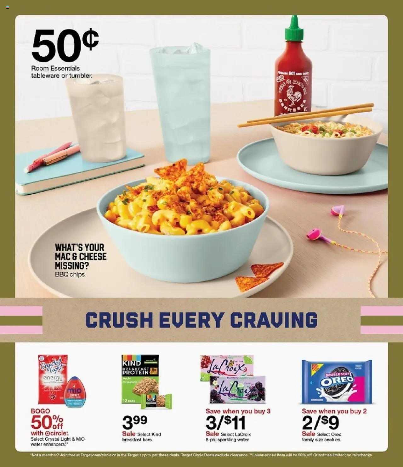 Target Weekly Ad - valid from 03.08.2025 | Page: 31 | Products: Cheese, Water