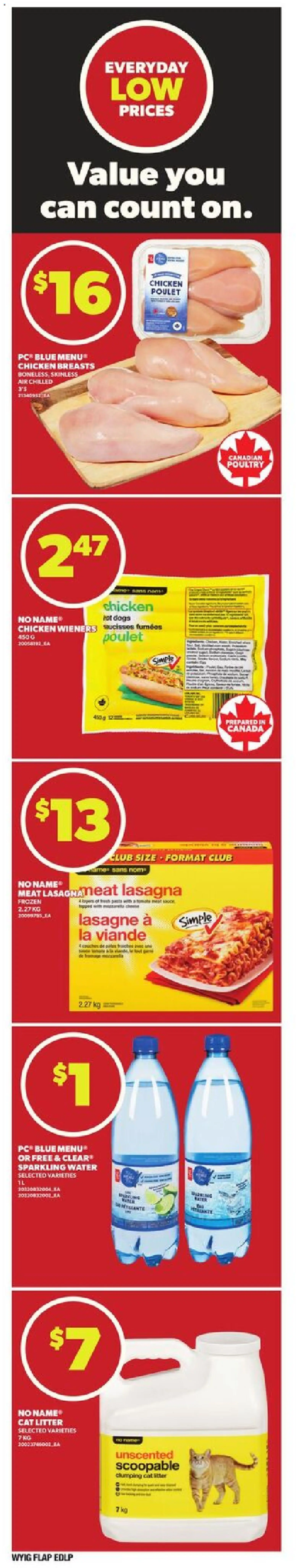 Loblaws flyer valid from 04.12.2025 | Page: 13 | Products: Chicken breasts, PC, Chicken