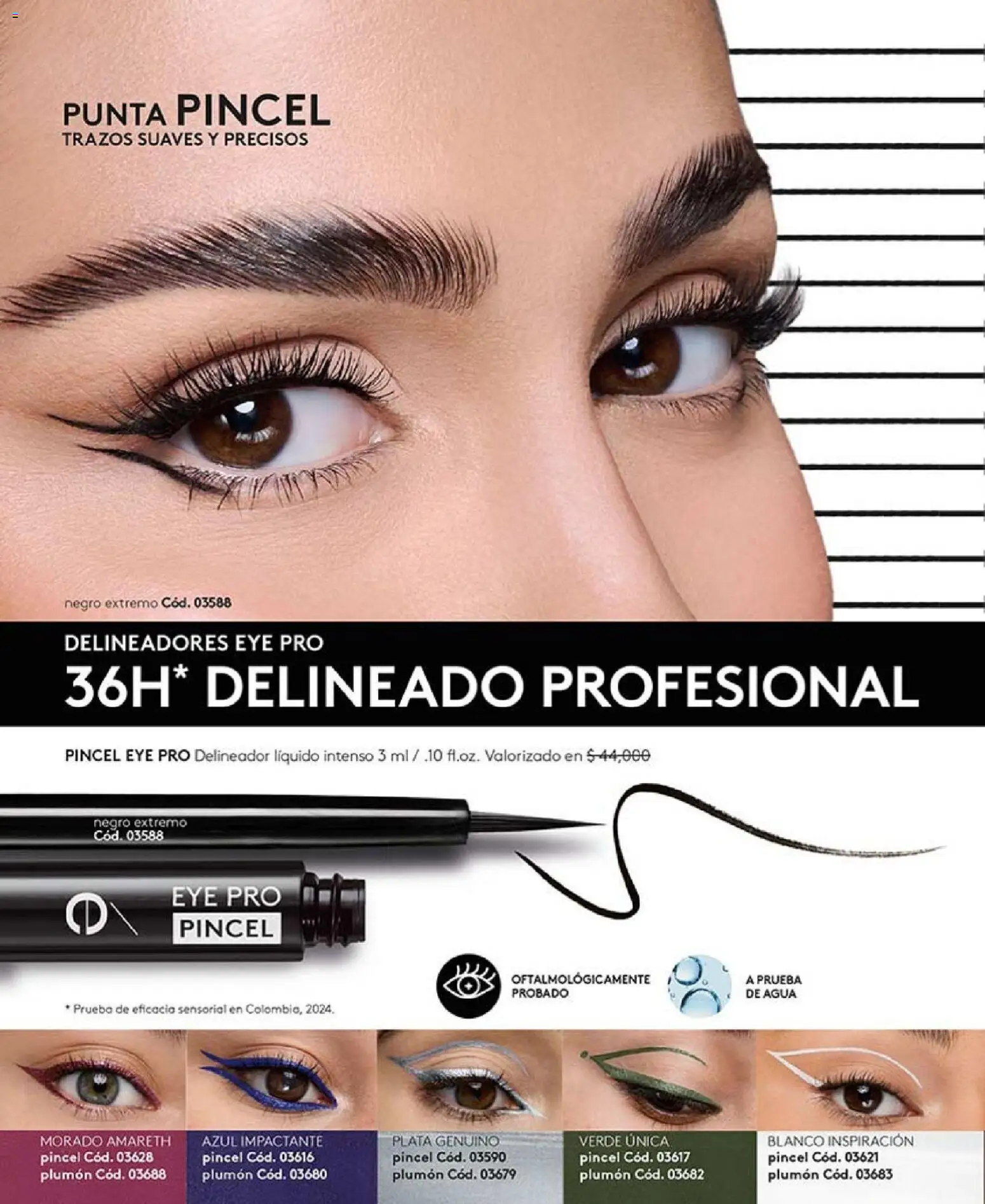 Ésika revista - valida desde el 01.01.2026 | Página: 52 | Productos: Agua, Delineador