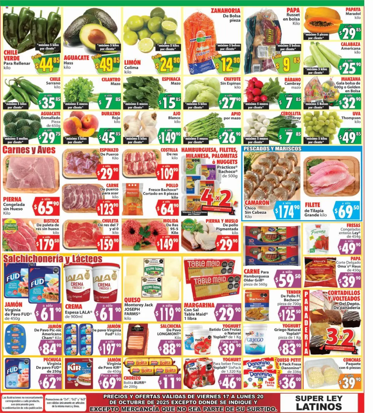 Nuevas ofertas de Casa Ley válidas en toda la República Mexicana desde el 17.10.2025. ¡Encuentra las mejores ofertas en Casa Ley folleto Ofertas! | Página: 2 | Productos: Pollo, Apio, Limón, Res
