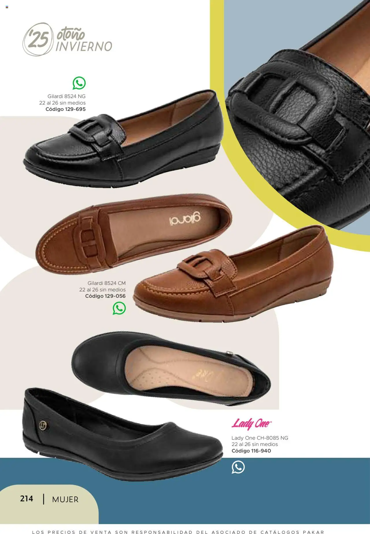 Nuevas ofertas de SC Pakar válidas en toda la República Mexicana desde el 24.07.2025. ¡Encuentra las mejores ofertas en SC Pakar Catálogo Mujer otoño / invierno! | Página: 214