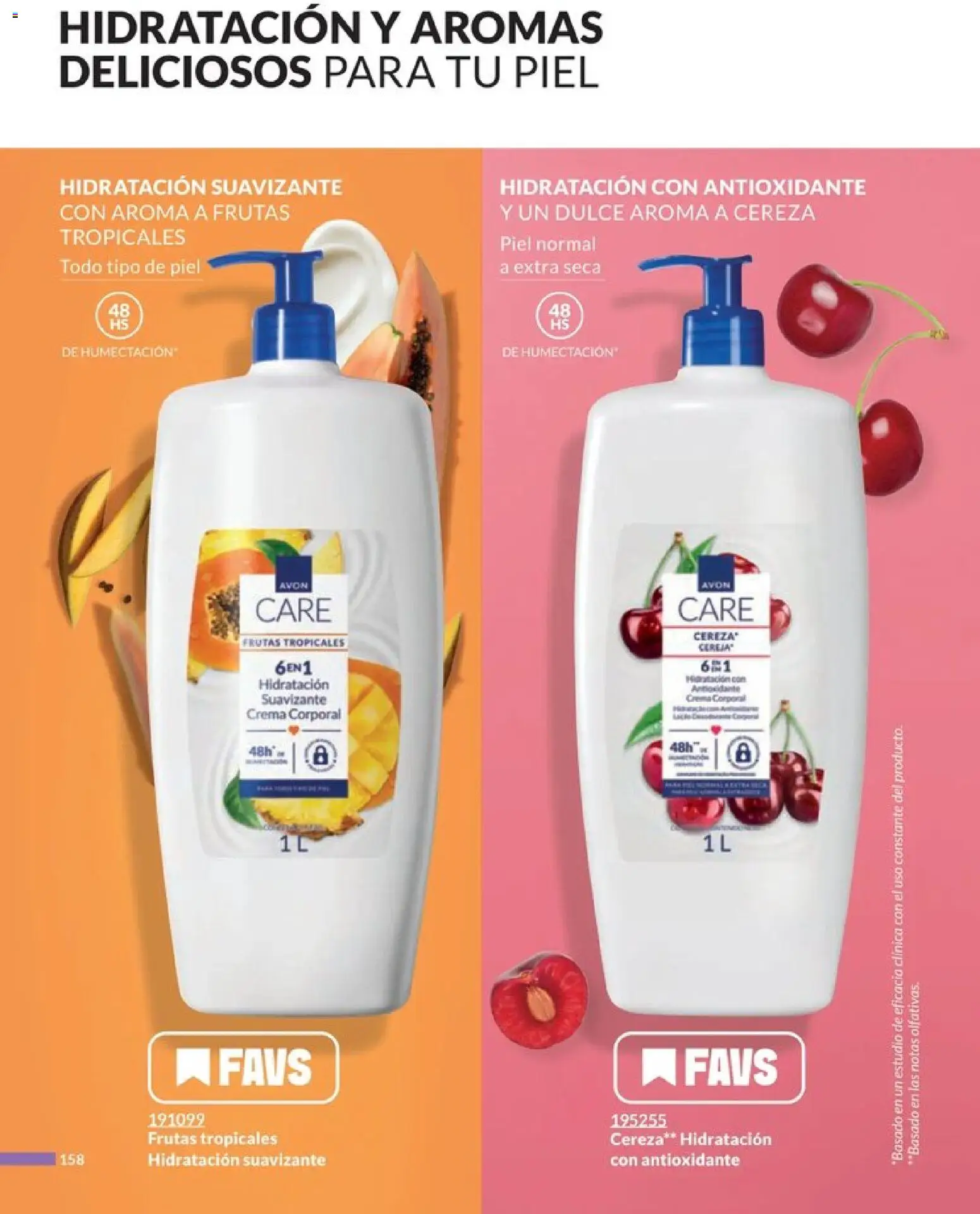 Nuevas ofertas de AVON válidas en toda la República Mexicana desde el 20.12.2025. ¡Encuentra las mejores ofertas en AVON campaña 1 2026! | Página: 166 | Productos: Crema, Suavizante, Crema corporal