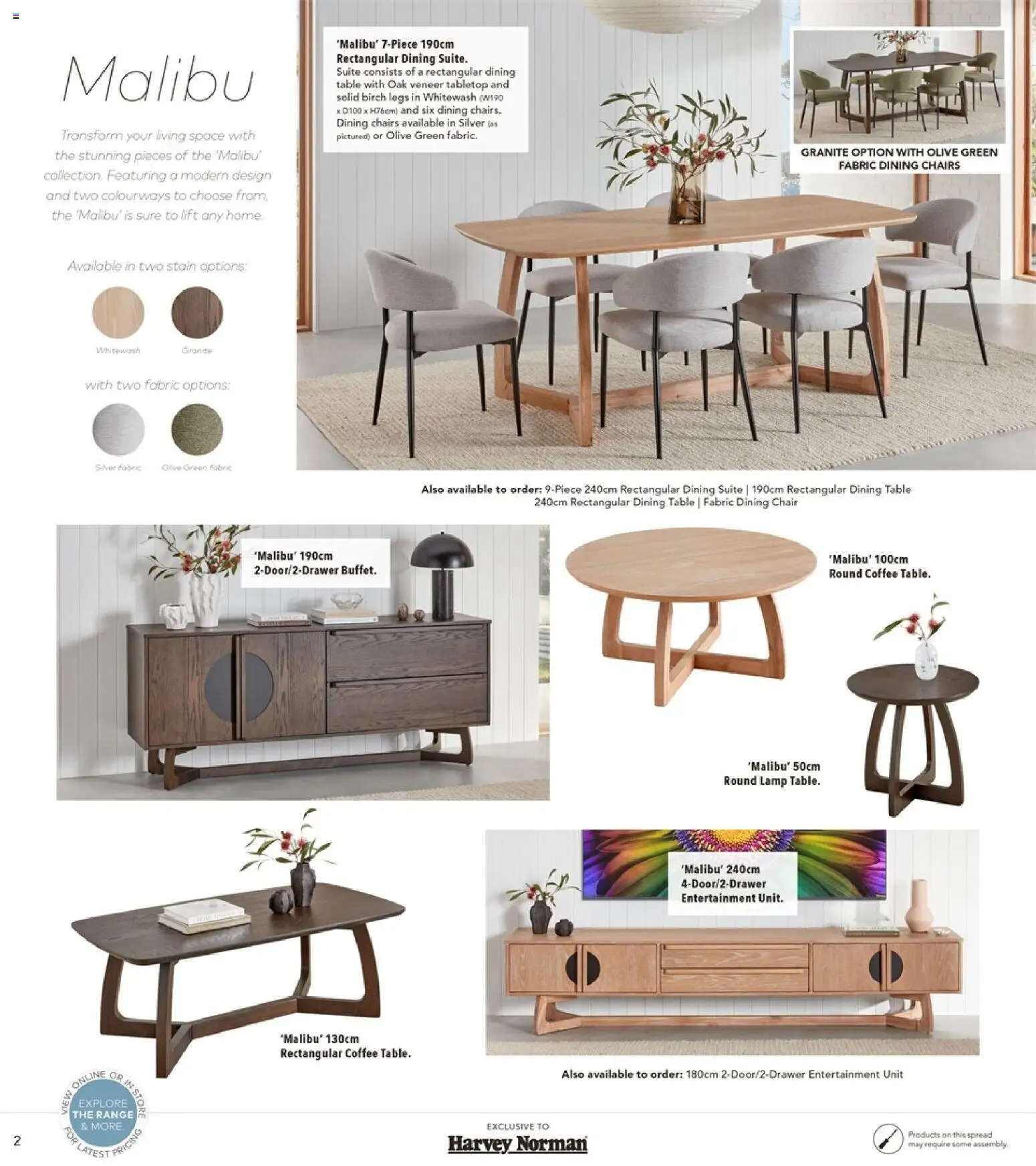 Harvey Norman catalogue - valid from 12.02.2026 | Page: 2 | Products: Table, Chair, Lamp, Coffee