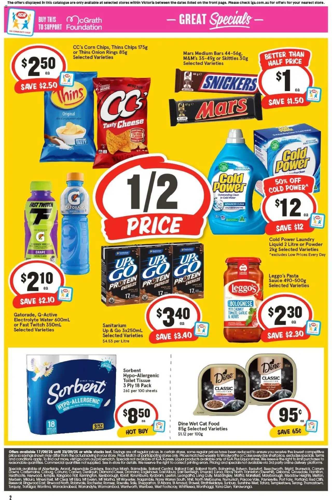 IGA catalogue - valid from 17.09.2025 | Page: 35 | Products: Toilet, Cheese, Chips, Garlic