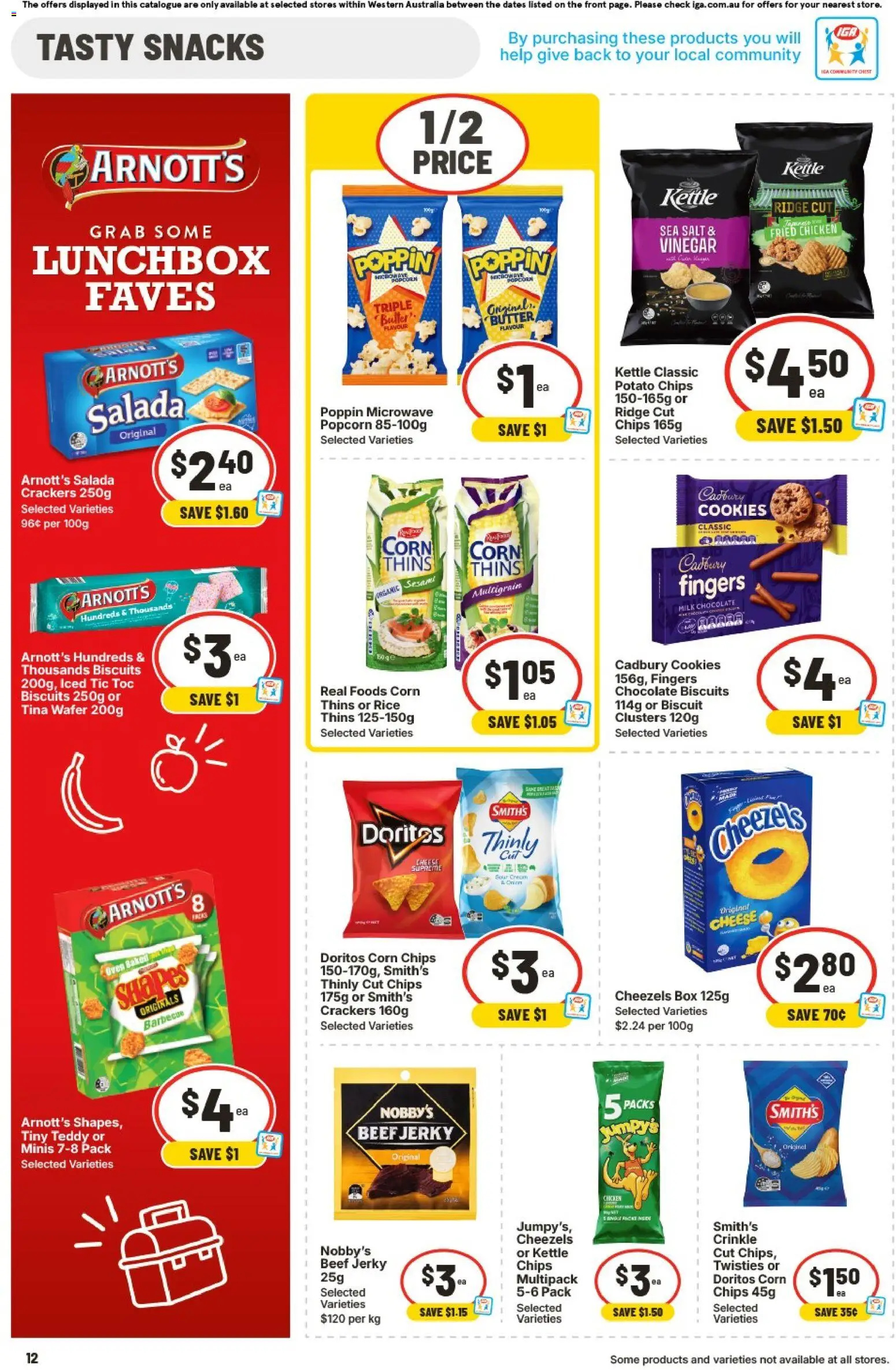 IGA catalogue - valid from 28.01.2026 | Page: 12 | Products: Rice, Biscuits, Vinegar, Oven