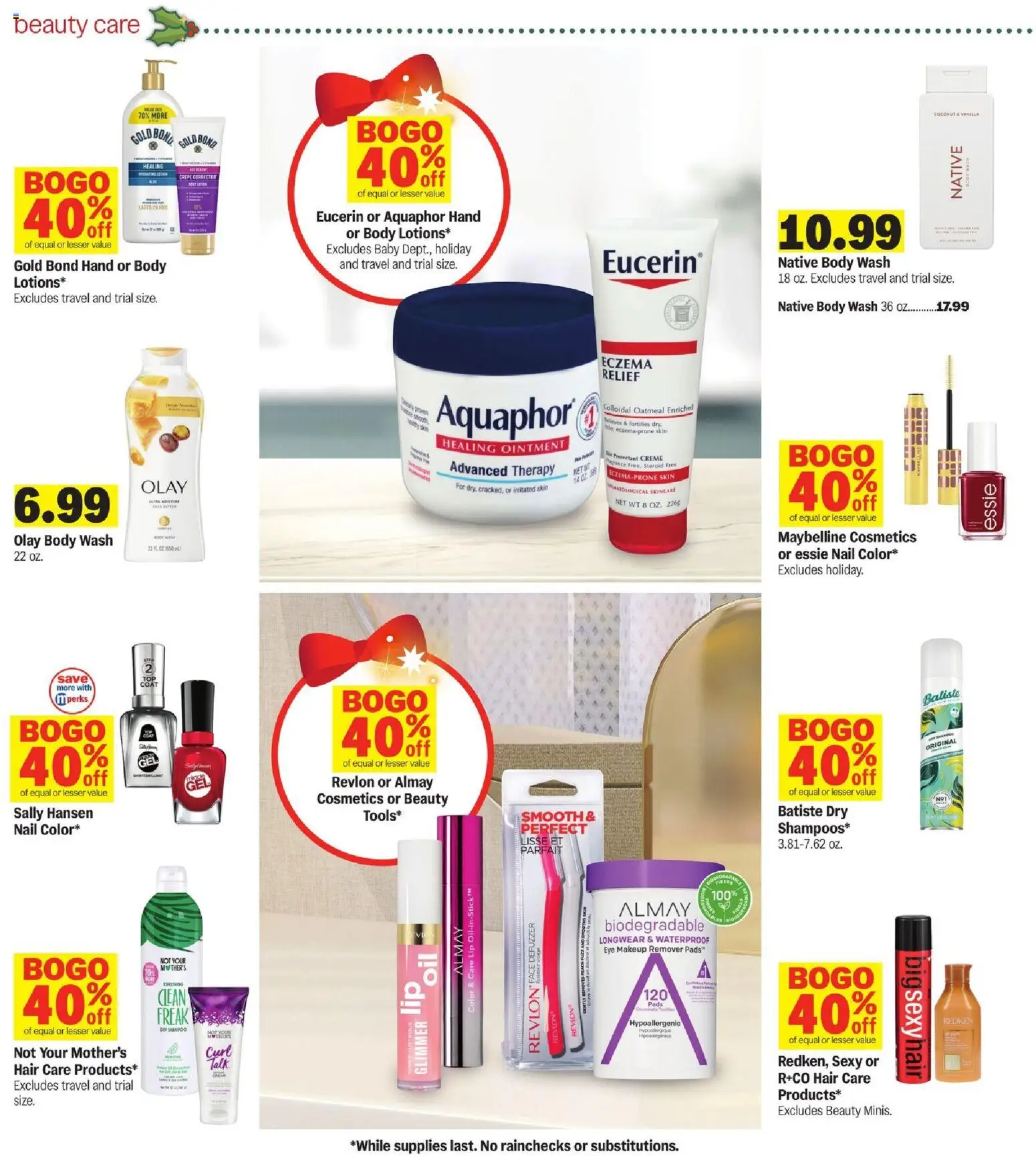 Meijer Weekly Ad - valid from 10.12.2025 | Page: 34 | Products: Nail, Healing Ointment, Body Wash, Peach