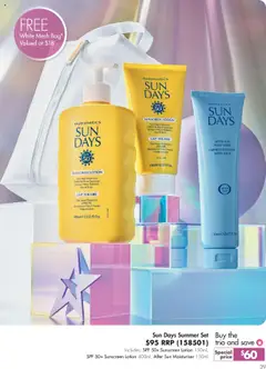 Preview of Nutrimetics Catalogue Holiday magic - valid from 12.10.2025 | Page: 43 | Products: Sunscreen, Lotion, Moisturiser, Water