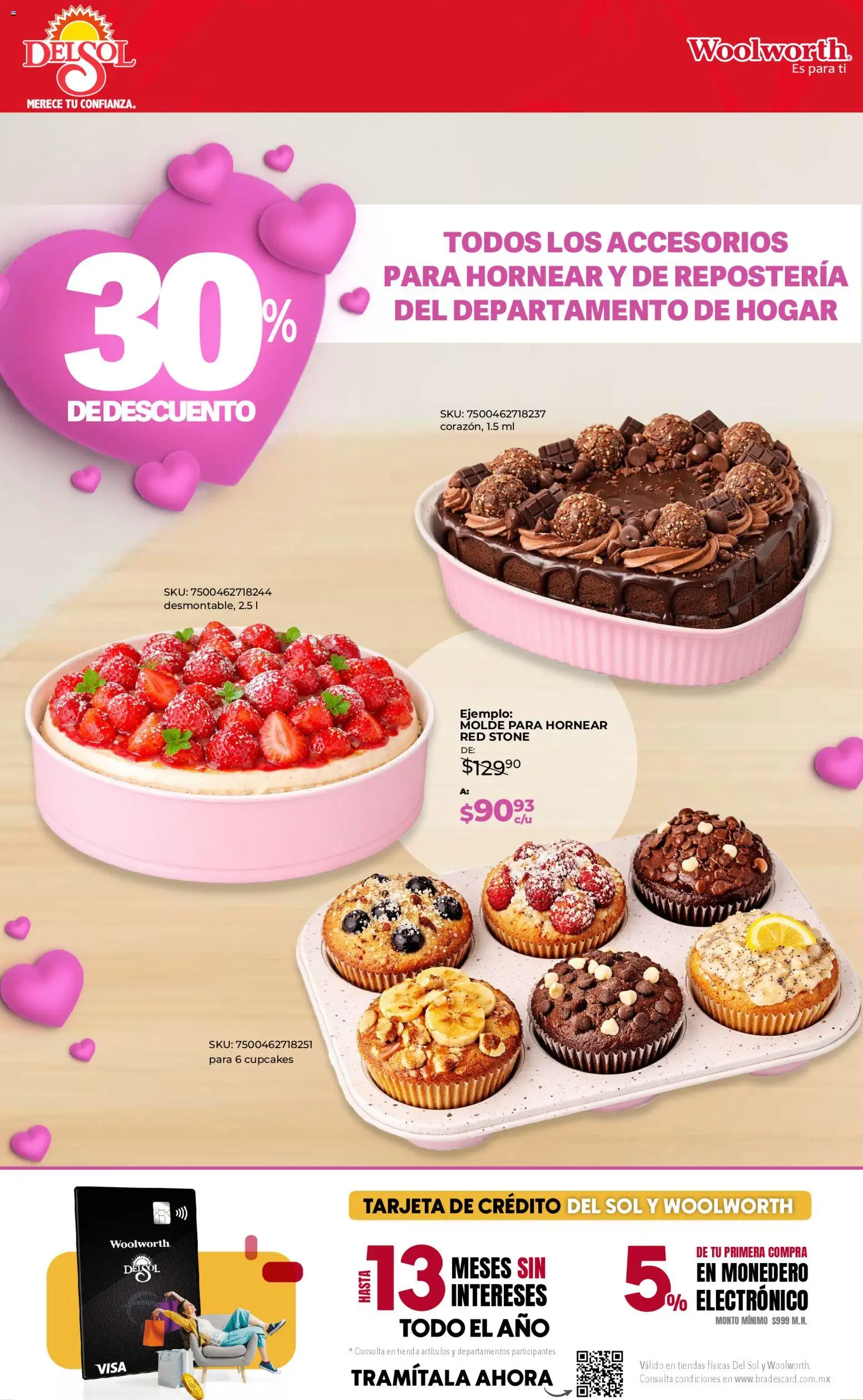 Nuevas ofertas de Del Sol y Woolworth válidas en toda la República Mexicana desde el 05.02.2026. ¡Encuentra las mejores ofertas en Del Sol y Woolworth catálogo El regalo perfecto - San Valentin! | Página: 10