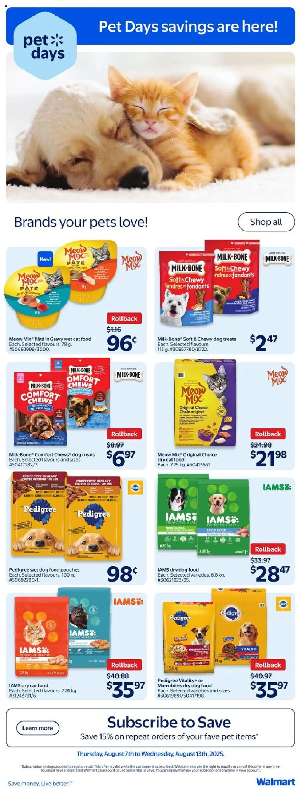 Walmart flyer valid from 07.08.2025 | Page: 13