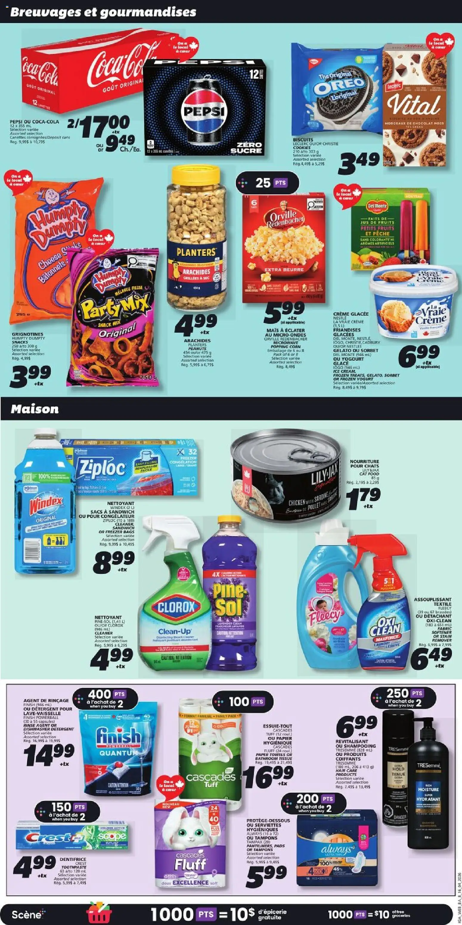 IGA flyer valid from 16.04.2026 | Page: 7 | Products: Freezer, Dishwasher, Detergent, Yogurt
