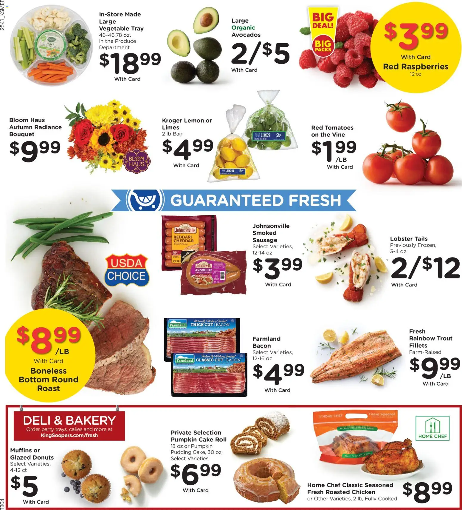 King Soopers Black Friday - valid from 12.11.2025 | Page: 10 | Products: Tomatoes, Lemon, Sausage, Pumpkin