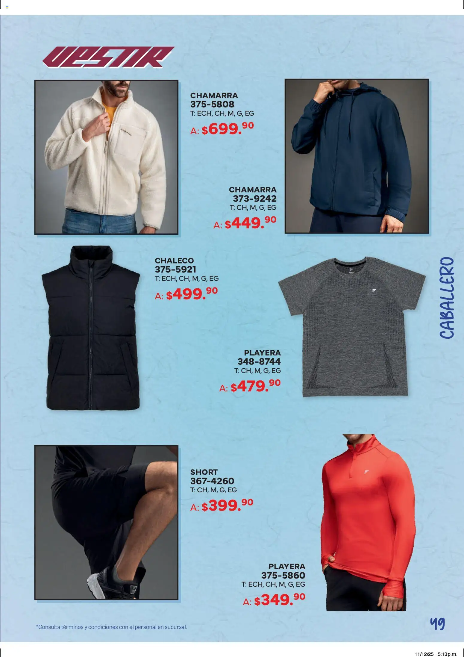 Nuevas ofertas de Andrea válidas en toda la República Mexicana desde el 21.12.2025. ¡Encuentra las mejores ofertas en Andrea catálogo Cumple tus Propósitos! | Página: 49 | Productos: Chaleco, Chamarra, Playera, Short