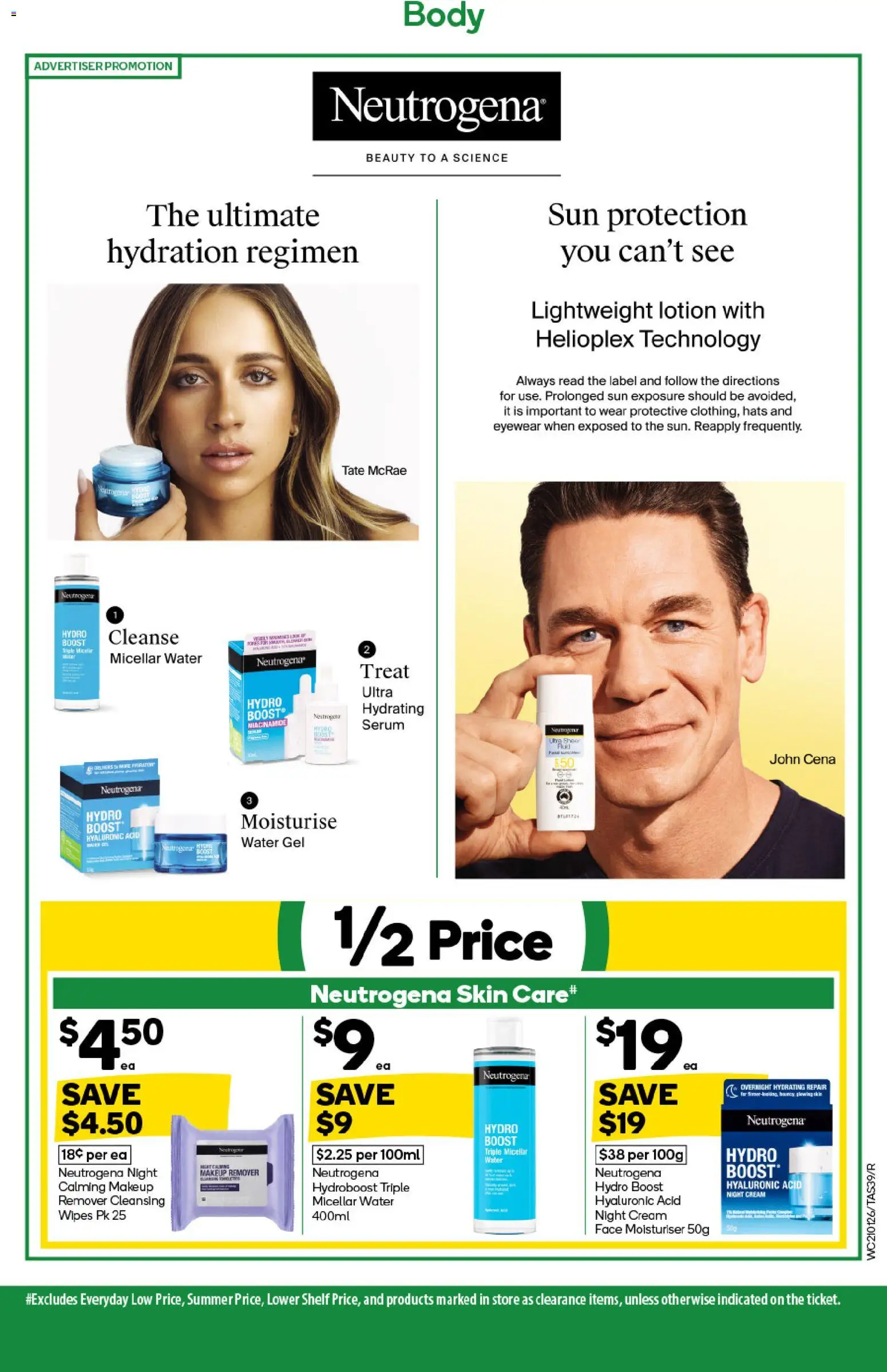 Woolworths catalogue - valid from 21.01.2026 | Page: 39 | Products: Micellar water, Lotion, Makeup, Cream