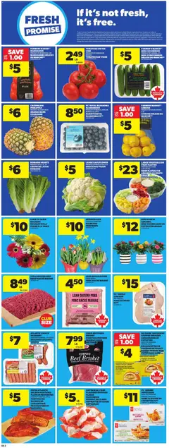 Preview of Atlantic Superstore weekly flyer / circulaire from shop Atlantic Superstore valid from 16.04.2026 | Page: 5 | Products: Beef, Pineapple, Flakes, Cheese