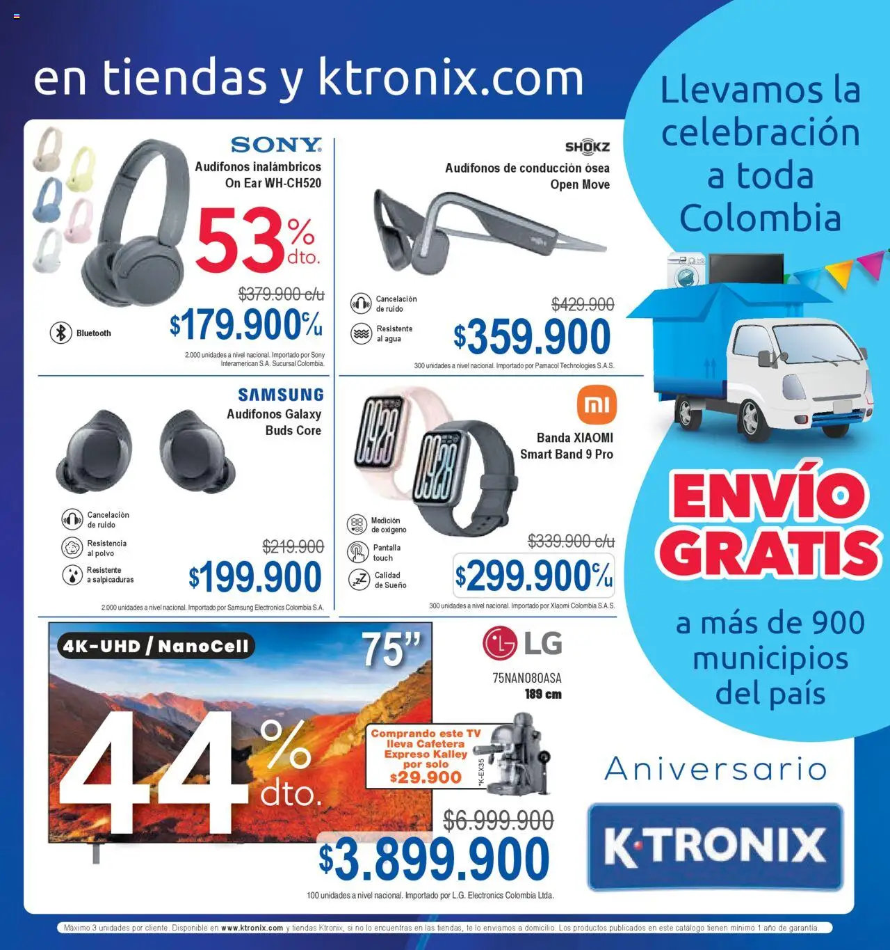 Ktronix revista - valida desde el 09.08.2025 | Página: 7 | Productos: Agua, Té, Audífonos, Cafetera