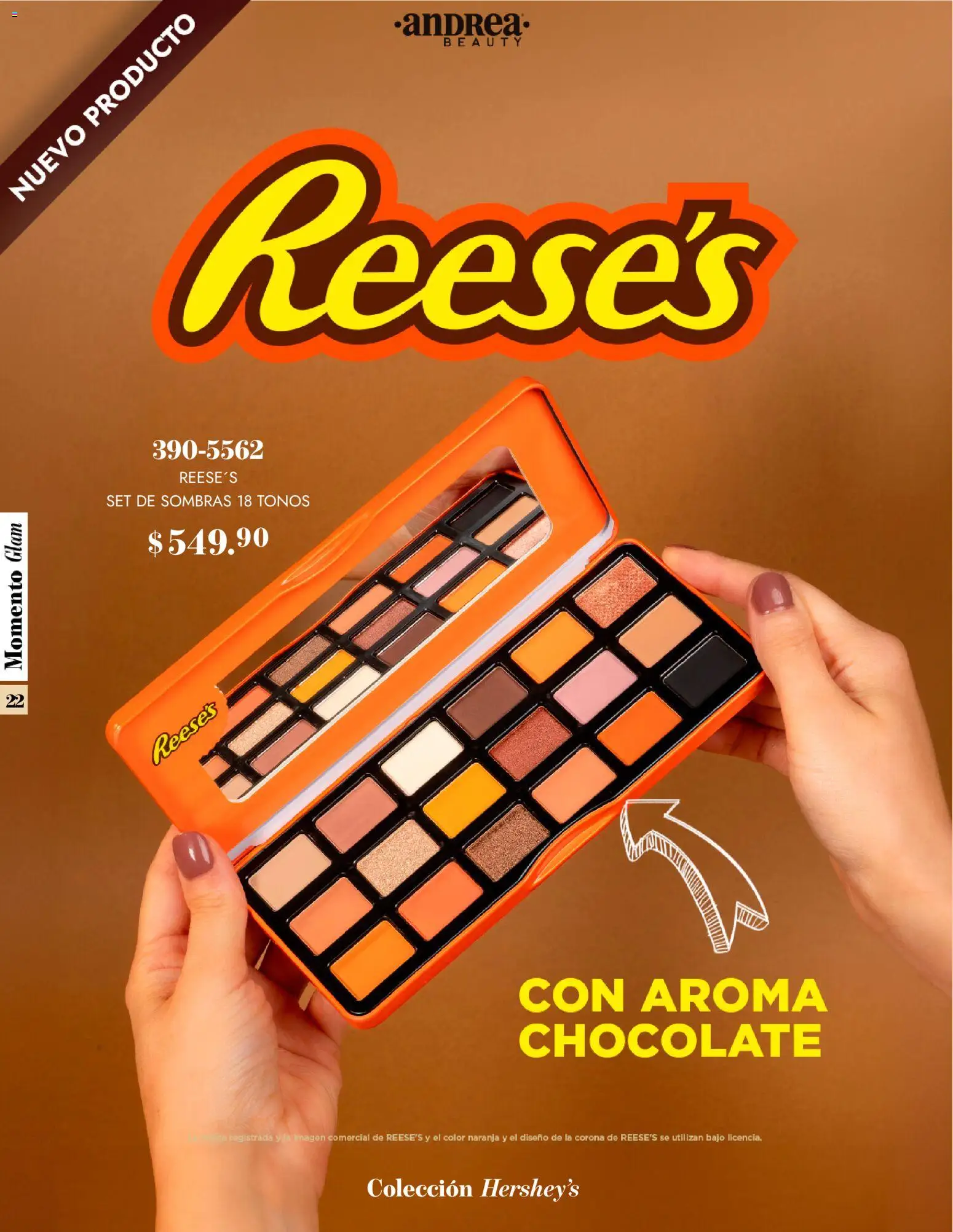 Nuevas ofertas de Andrea válidas en toda la República Mexicana desde el 26.10.2025. ¡Encuentra las mejores ofertas en Andrea catálogo Momento Glam! | Página: 22 | Productos: Chocolate