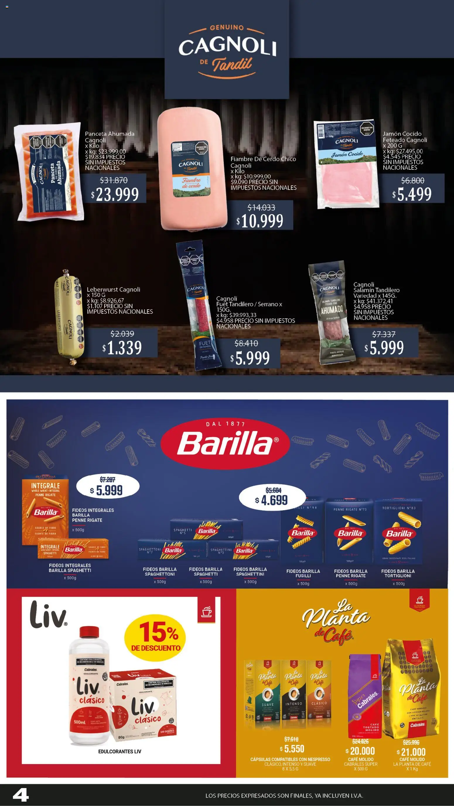 Makro Ofertas Volvete a Ilusionar │ válido desde el 02.04.2026 | Página: 4 | Productos: Fuente, Panceta, Café, Planta
